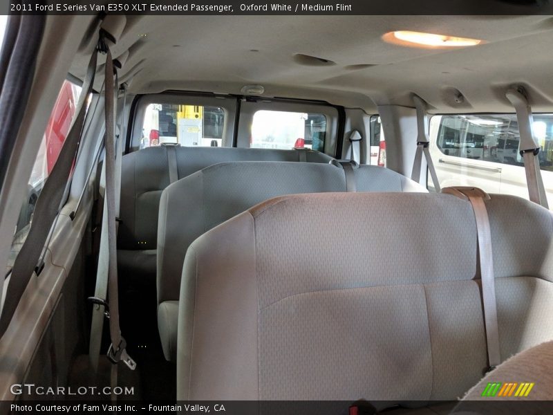 Oxford White / Medium Flint 2011 Ford E Series Van E350 XLT Extended Passenger