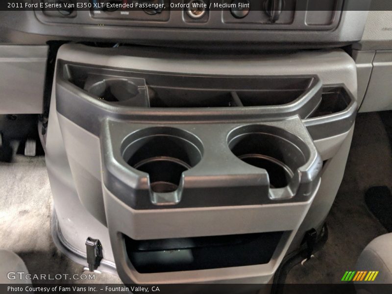 Oxford White / Medium Flint 2011 Ford E Series Van E350 XLT Extended Passenger