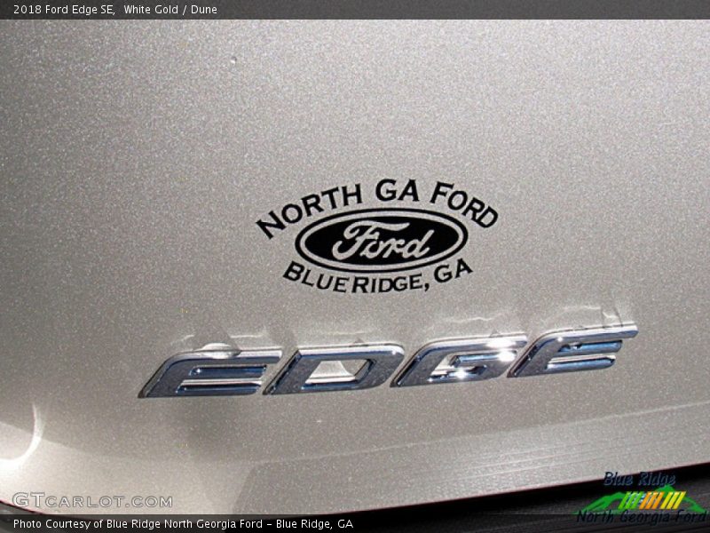 White Gold / Dune 2018 Ford Edge SE