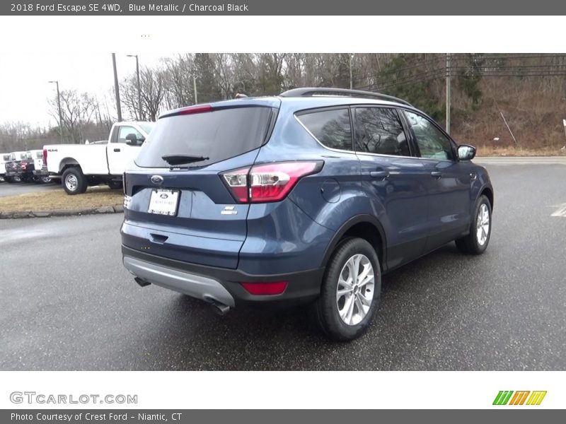 Blue Metallic / Charcoal Black 2018 Ford Escape SE 4WD