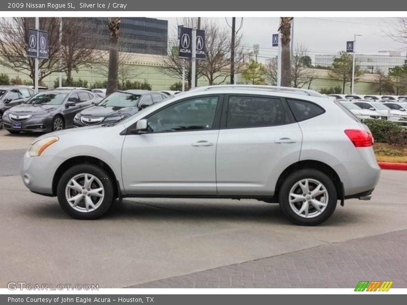 Silver Ice / Gray 2009 Nissan Rogue SL
