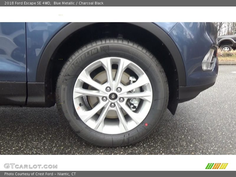 Blue Metallic / Charcoal Black 2018 Ford Escape SE 4WD