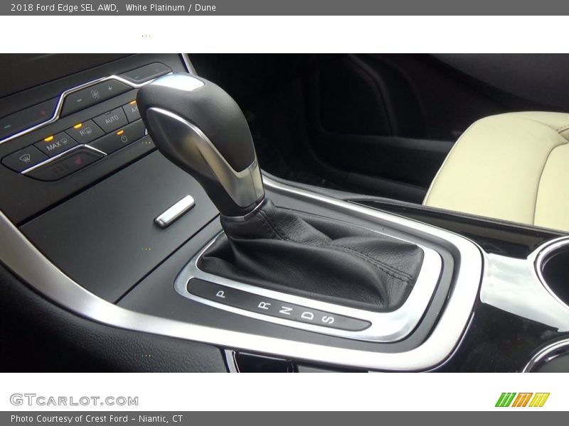 White Platinum / Dune 2018 Ford Edge SEL AWD