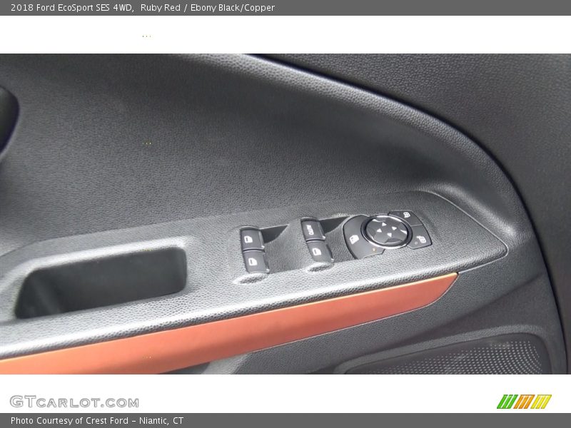 Ruby Red / Ebony Black/Copper 2018 Ford EcoSport SES 4WD