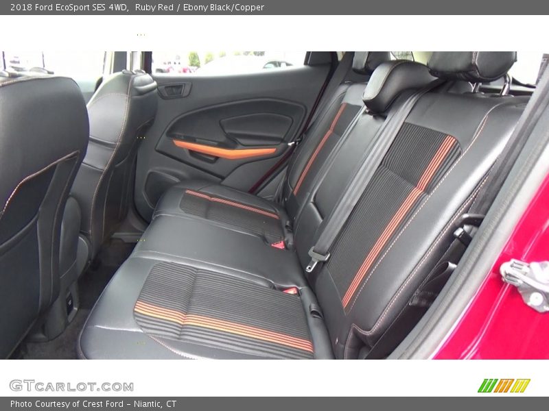 Ruby Red / Ebony Black/Copper 2018 Ford EcoSport SES 4WD