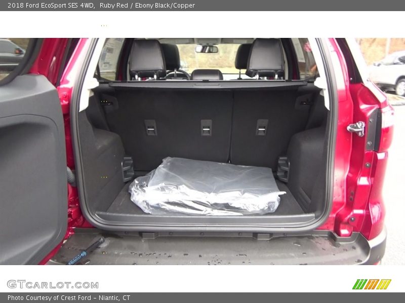 Ruby Red / Ebony Black/Copper 2018 Ford EcoSport SES 4WD