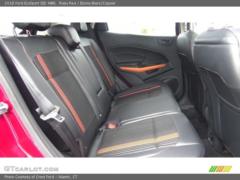 Ruby Red / Ebony Black/Copper 2018 Ford EcoSport SES 4WD