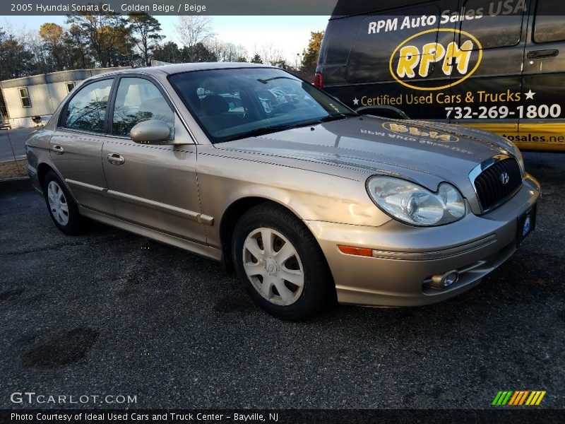 Golden Beige / Beige 2005 Hyundai Sonata GL