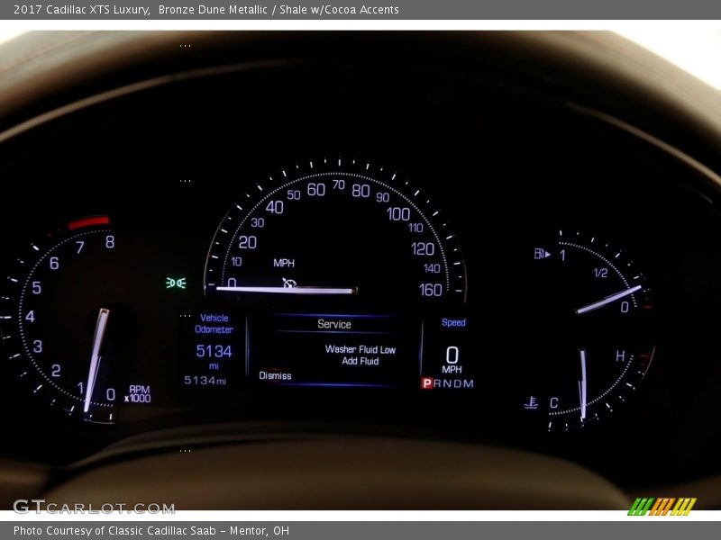 Bronze Dune Metallic / Shale w/Cocoa Accents 2017 Cadillac XTS Luxury