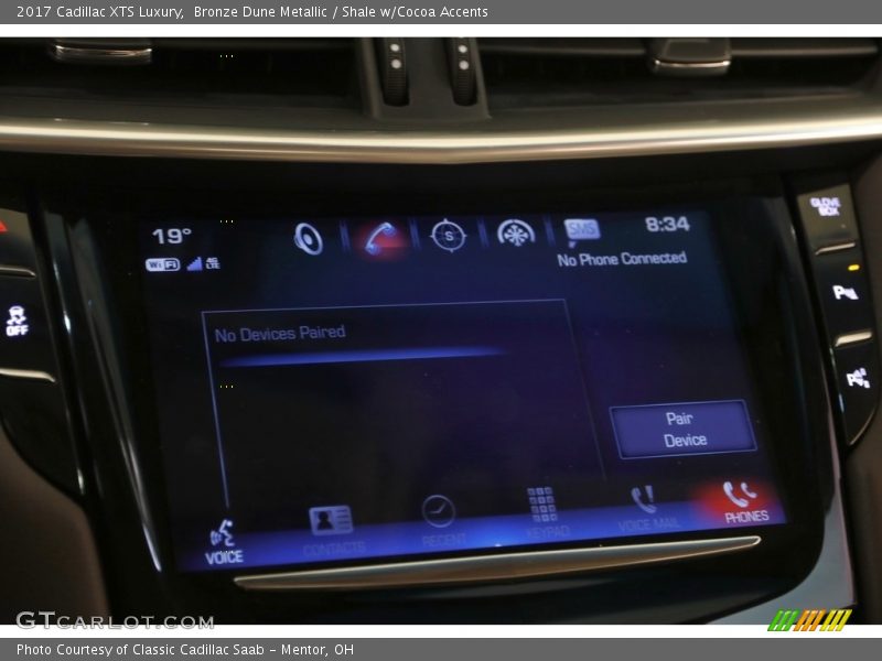 Bronze Dune Metallic / Shale w/Cocoa Accents 2017 Cadillac XTS Luxury