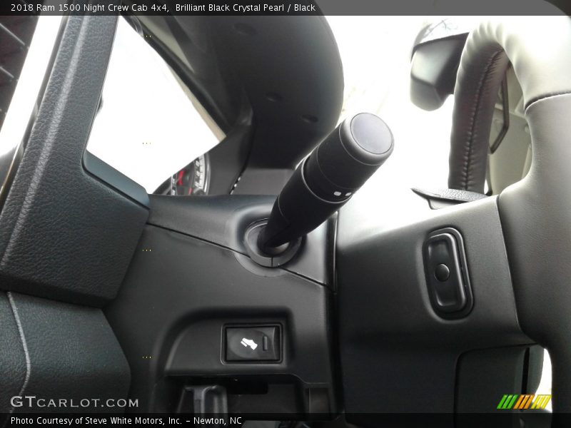 Brilliant Black Crystal Pearl / Black 2018 Ram 1500 Night Crew Cab 4x4