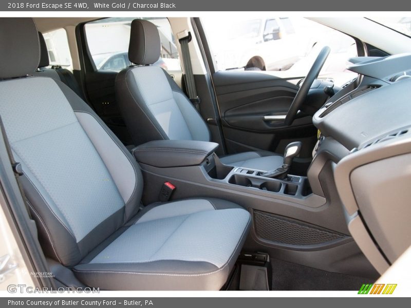 White Gold / Charcoal Black 2018 Ford Escape SE 4WD