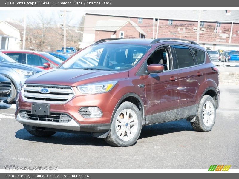 Cinnamon Glaze / Charcoal Black 2018 Ford Escape SE 4WD