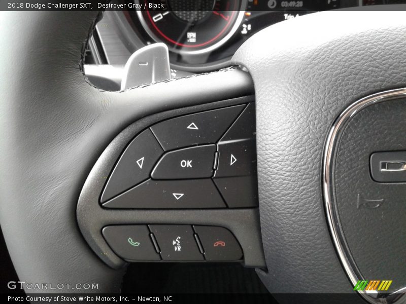 Destroyer Gray / Black 2018 Dodge Challenger SXT