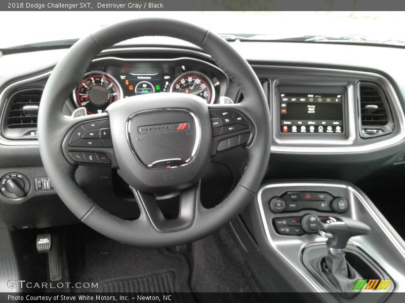 Destroyer Gray / Black 2018 Dodge Challenger SXT