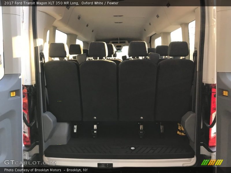 Oxford White / Pewter 2017 Ford Transit Wagon XLT 350 MR Long