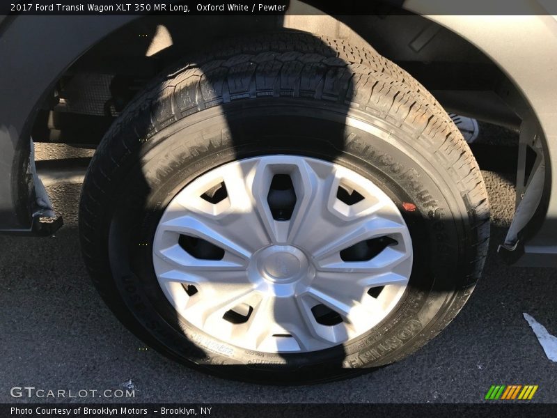 Oxford White / Pewter 2017 Ford Transit Wagon XLT 350 MR Long