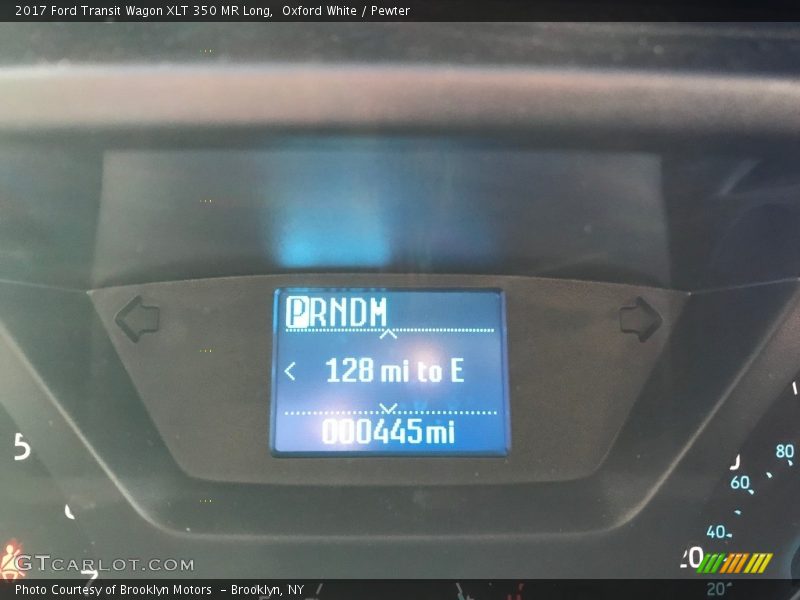 Oxford White / Pewter 2017 Ford Transit Wagon XLT 350 MR Long