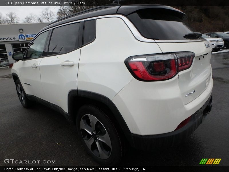 White / Black 2018 Jeep Compass Latitude 4x4