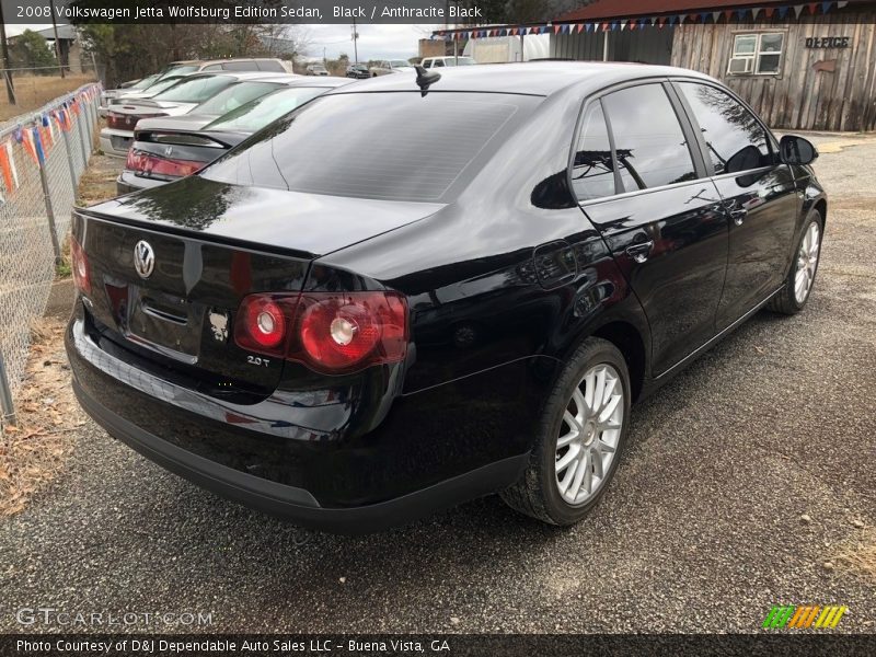 Black / Anthracite Black 2008 Volkswagen Jetta Wolfsburg Edition Sedan