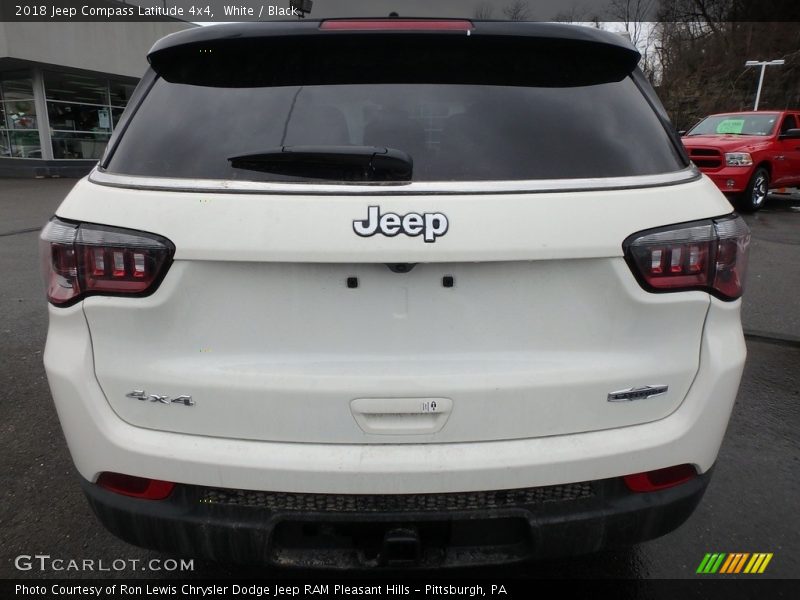 White / Black 2018 Jeep Compass Latitude 4x4