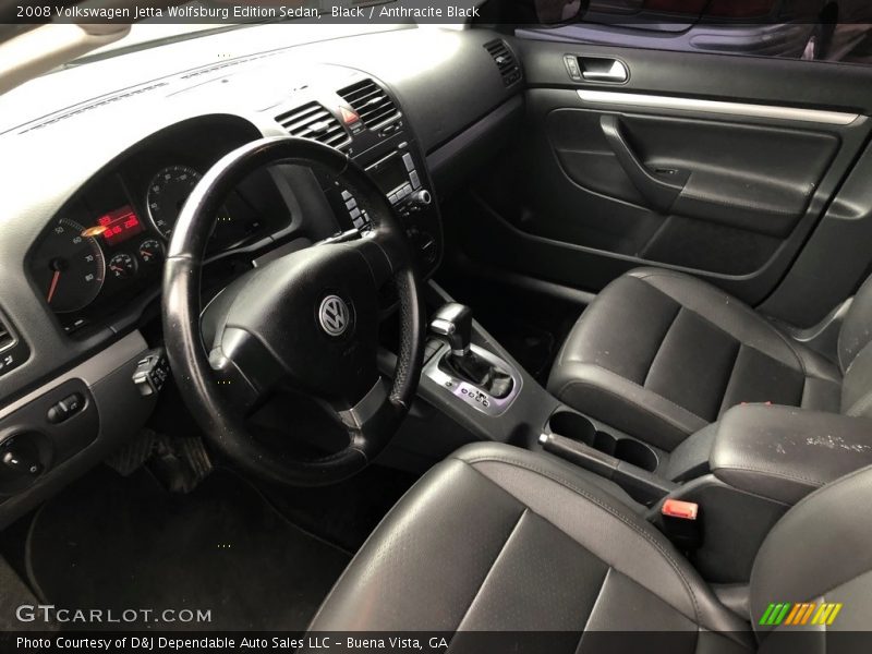Black / Anthracite Black 2008 Volkswagen Jetta Wolfsburg Edition Sedan