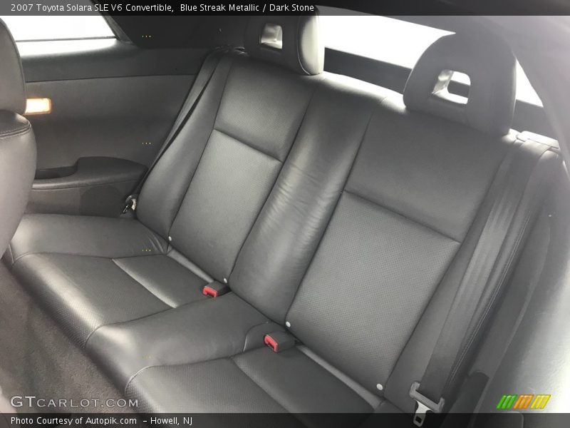Blue Streak Metallic / Dark Stone 2007 Toyota Solara SLE V6 Convertible