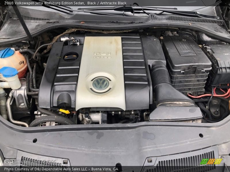 Black / Anthracite Black 2008 Volkswagen Jetta Wolfsburg Edition Sedan