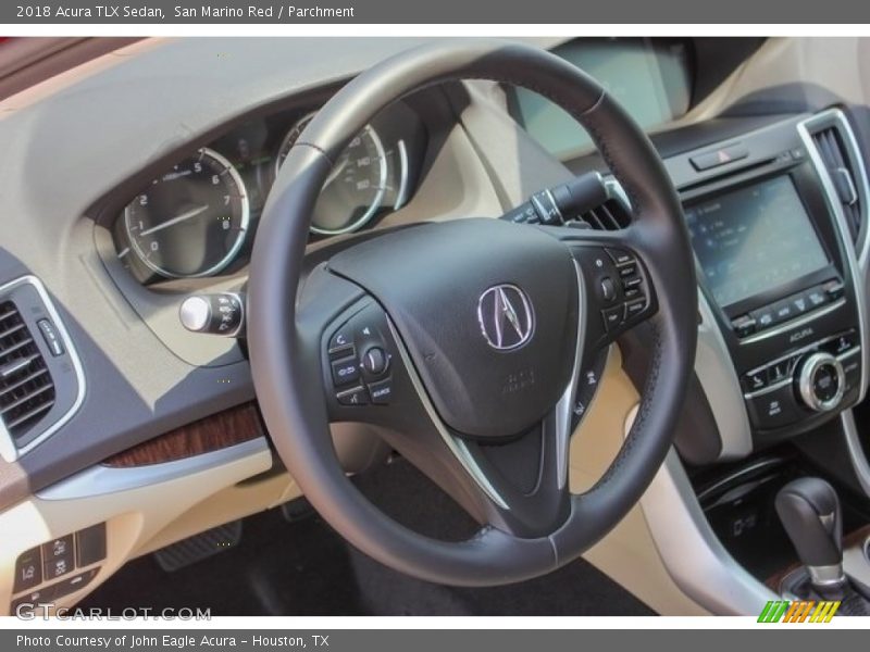San Marino Red / Parchment 2018 Acura TLX Sedan