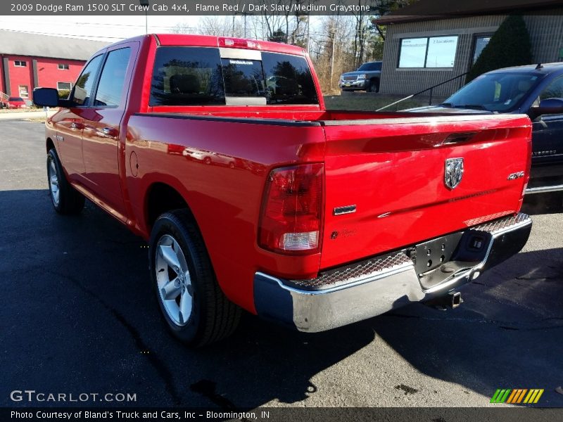 Flame Red / Dark Slate/Medium Graystone 2009 Dodge Ram 1500 SLT Crew Cab 4x4