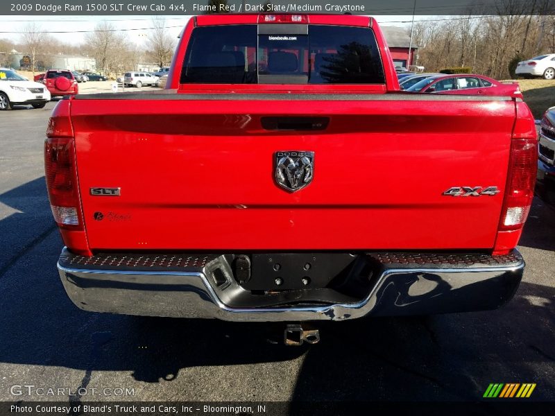 Flame Red / Dark Slate/Medium Graystone 2009 Dodge Ram 1500 SLT Crew Cab 4x4