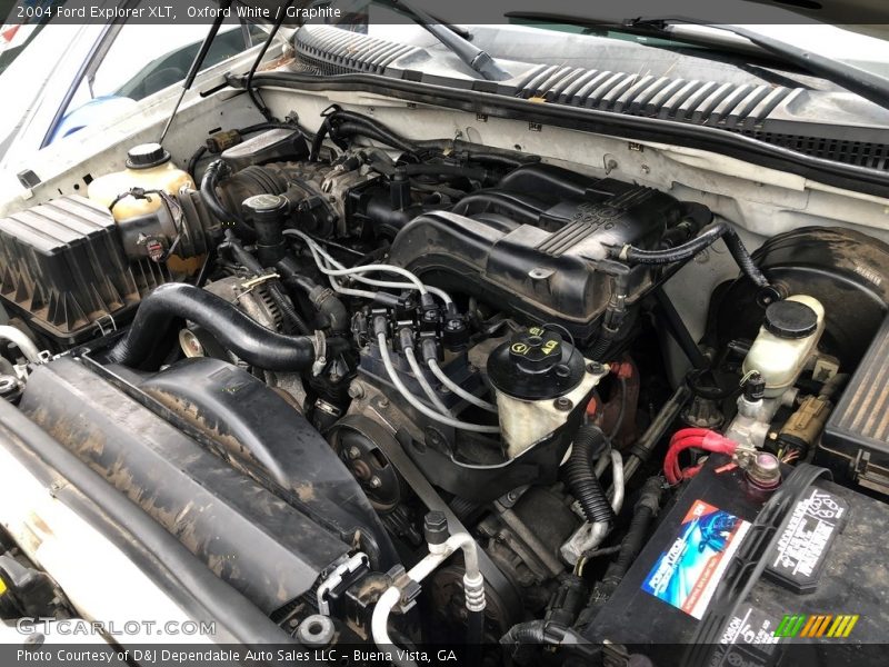 Oxford White / Graphite 2004 Ford Explorer XLT