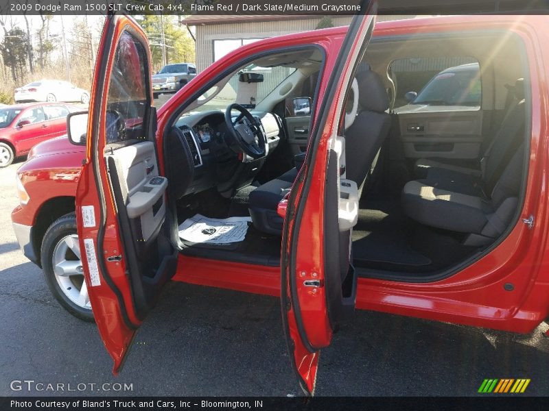 Flame Red / Dark Slate/Medium Graystone 2009 Dodge Ram 1500 SLT Crew Cab 4x4