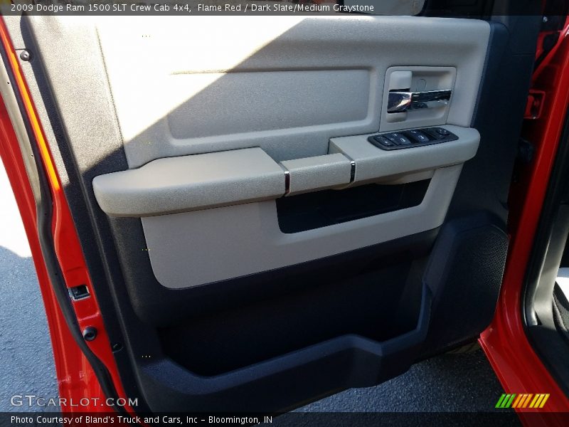 Flame Red / Dark Slate/Medium Graystone 2009 Dodge Ram 1500 SLT Crew Cab 4x4