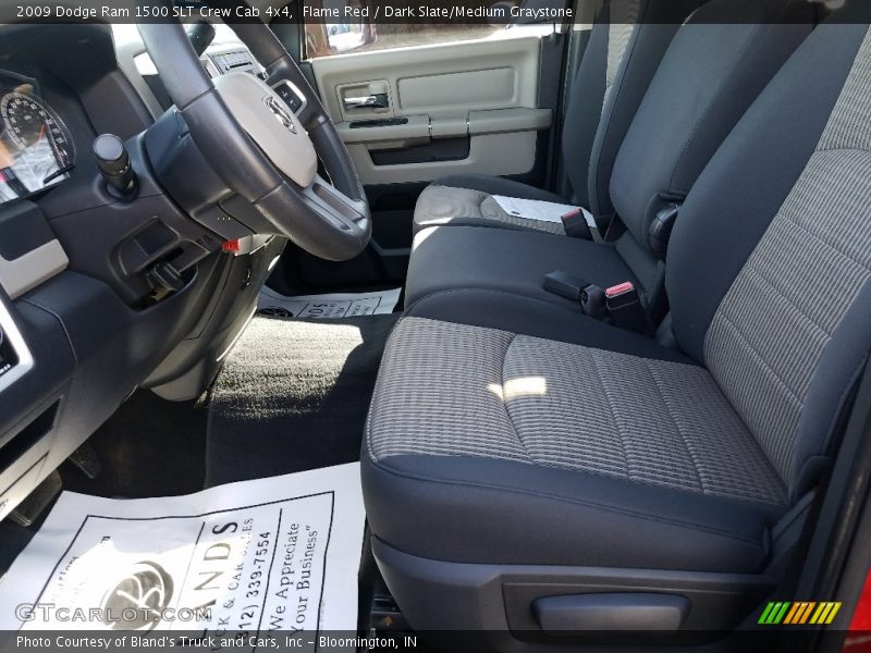 Flame Red / Dark Slate/Medium Graystone 2009 Dodge Ram 1500 SLT Crew Cab 4x4