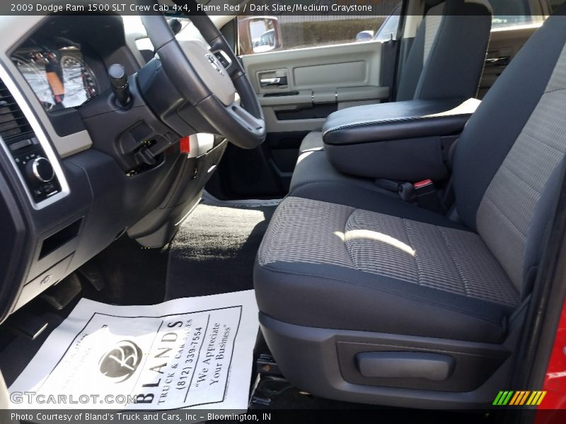 Flame Red / Dark Slate/Medium Graystone 2009 Dodge Ram 1500 SLT Crew Cab 4x4