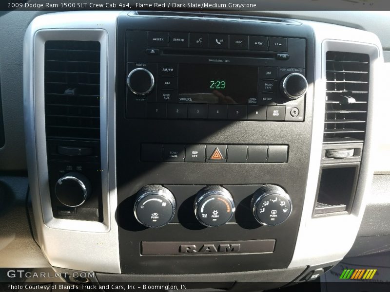 Flame Red / Dark Slate/Medium Graystone 2009 Dodge Ram 1500 SLT Crew Cab 4x4