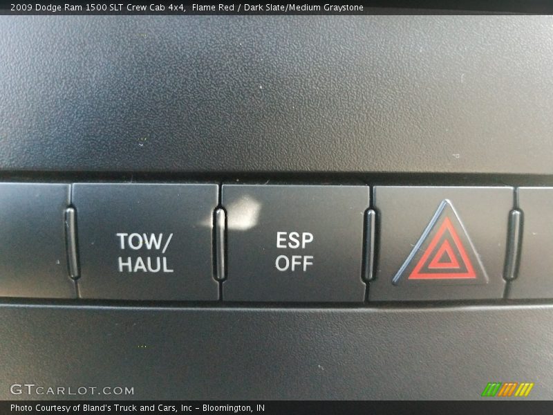 Flame Red / Dark Slate/Medium Graystone 2009 Dodge Ram 1500 SLT Crew Cab 4x4