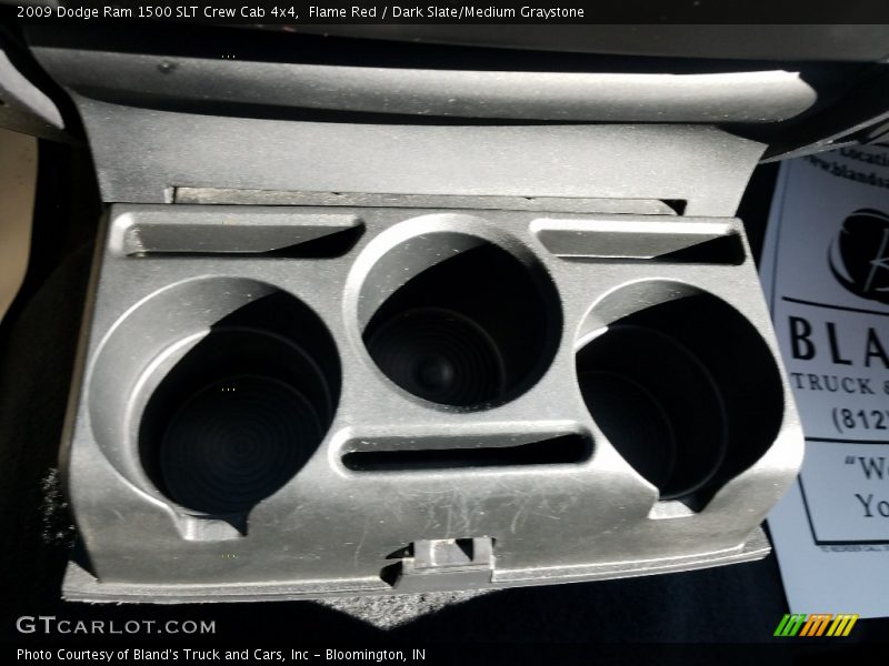 Flame Red / Dark Slate/Medium Graystone 2009 Dodge Ram 1500 SLT Crew Cab 4x4
