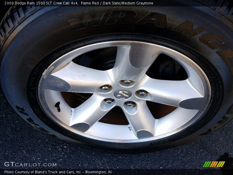 Flame Red / Dark Slate/Medium Graystone 2009 Dodge Ram 1500 SLT Crew Cab 4x4