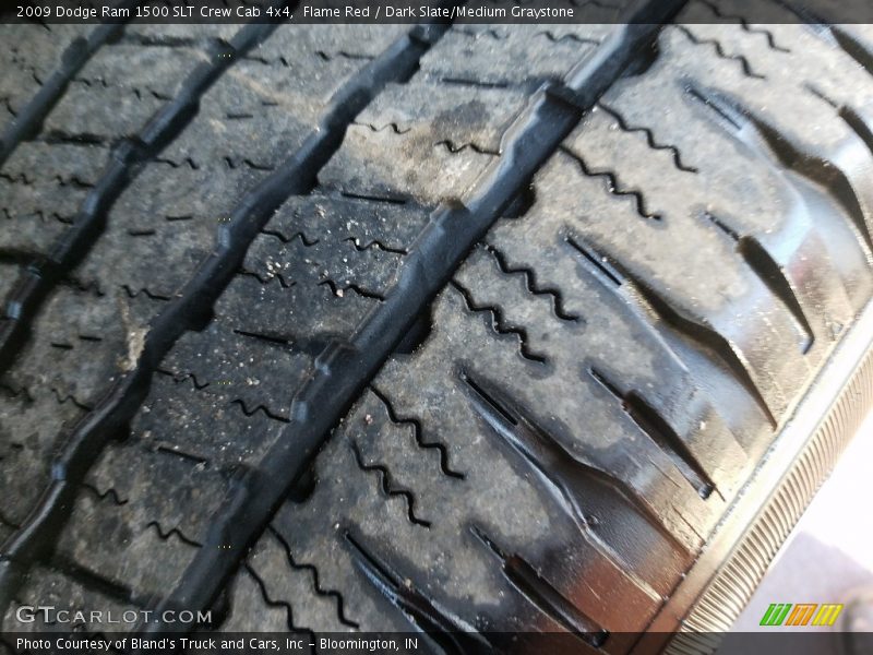 Flame Red / Dark Slate/Medium Graystone 2009 Dodge Ram 1500 SLT Crew Cab 4x4