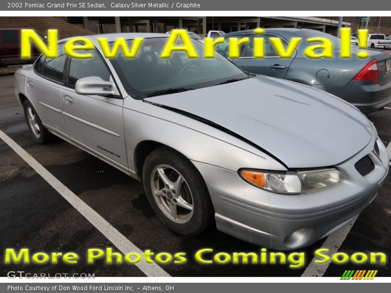 Galaxy Silver Metallic / Graphite 2002 Pontiac Grand Prix SE Sedan