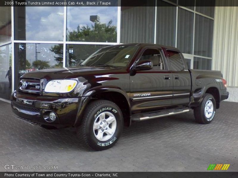 Black / Taupe 2006 Toyota Tundra Limited Access Cab 4x4