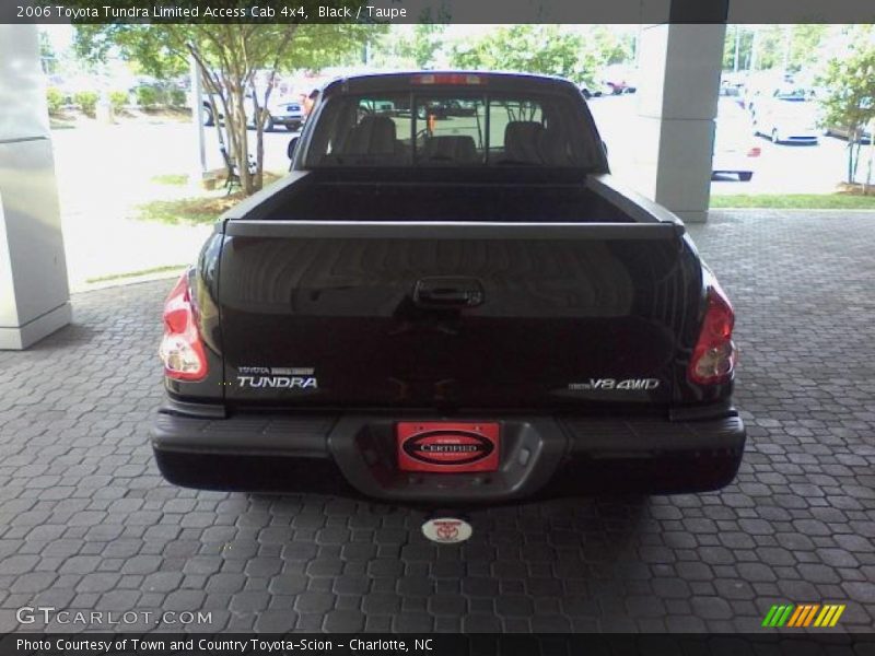 Black / Taupe 2006 Toyota Tundra Limited Access Cab 4x4