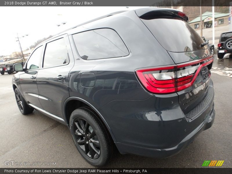Bruiser Gray / Black 2018 Dodge Durango GT AWD