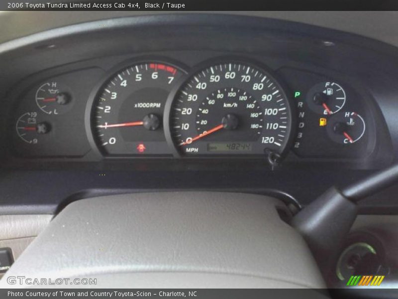 Black / Taupe 2006 Toyota Tundra Limited Access Cab 4x4