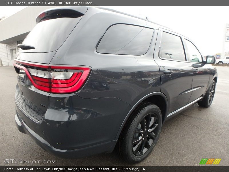 Bruiser Gray / Black 2018 Dodge Durango GT AWD