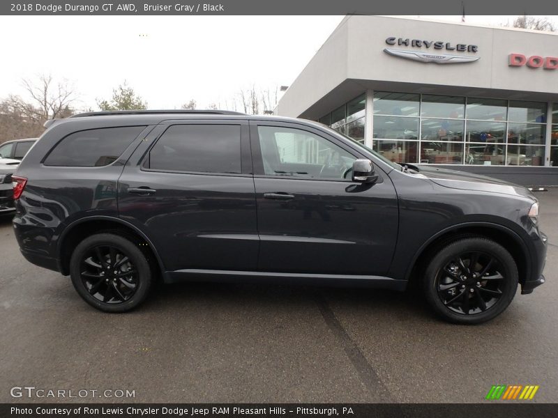 Bruiser Gray / Black 2018 Dodge Durango GT AWD