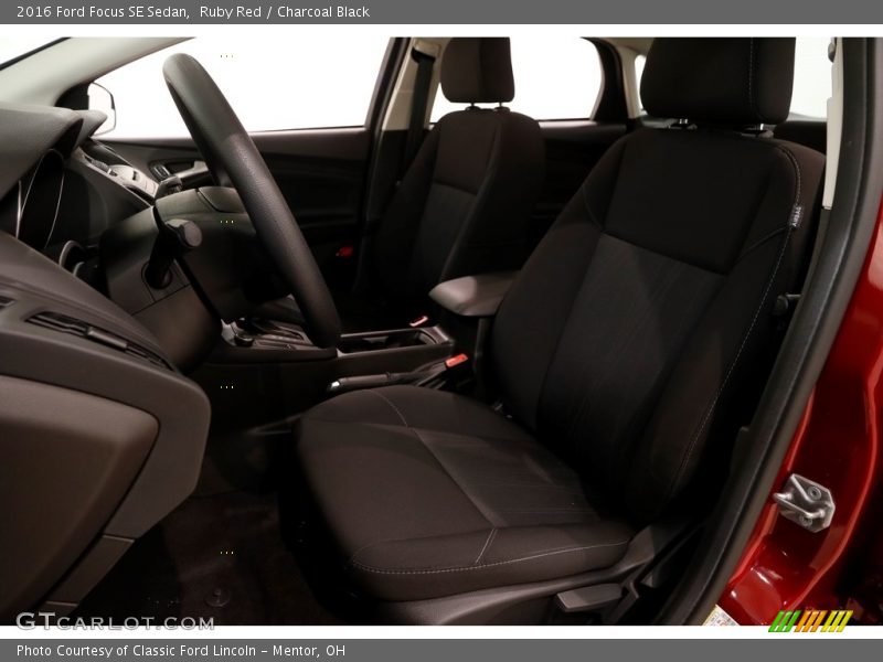 Ruby Red / Charcoal Black 2016 Ford Focus SE Sedan