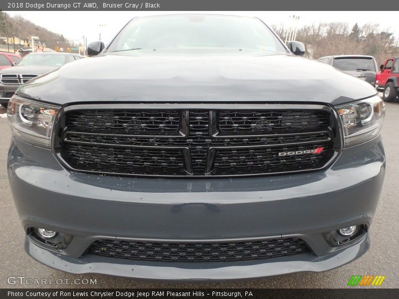 Bruiser Gray / Black 2018 Dodge Durango GT AWD